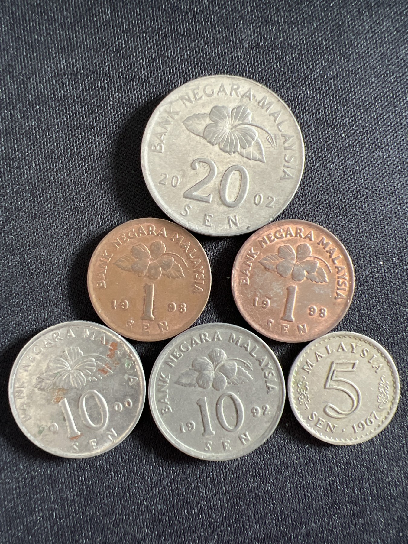 泡泡堂第368期  硬币专场 （无押金，捡漏，全场20包邮，偏远地区除外，接收代拍业务） 马来西亚六枚