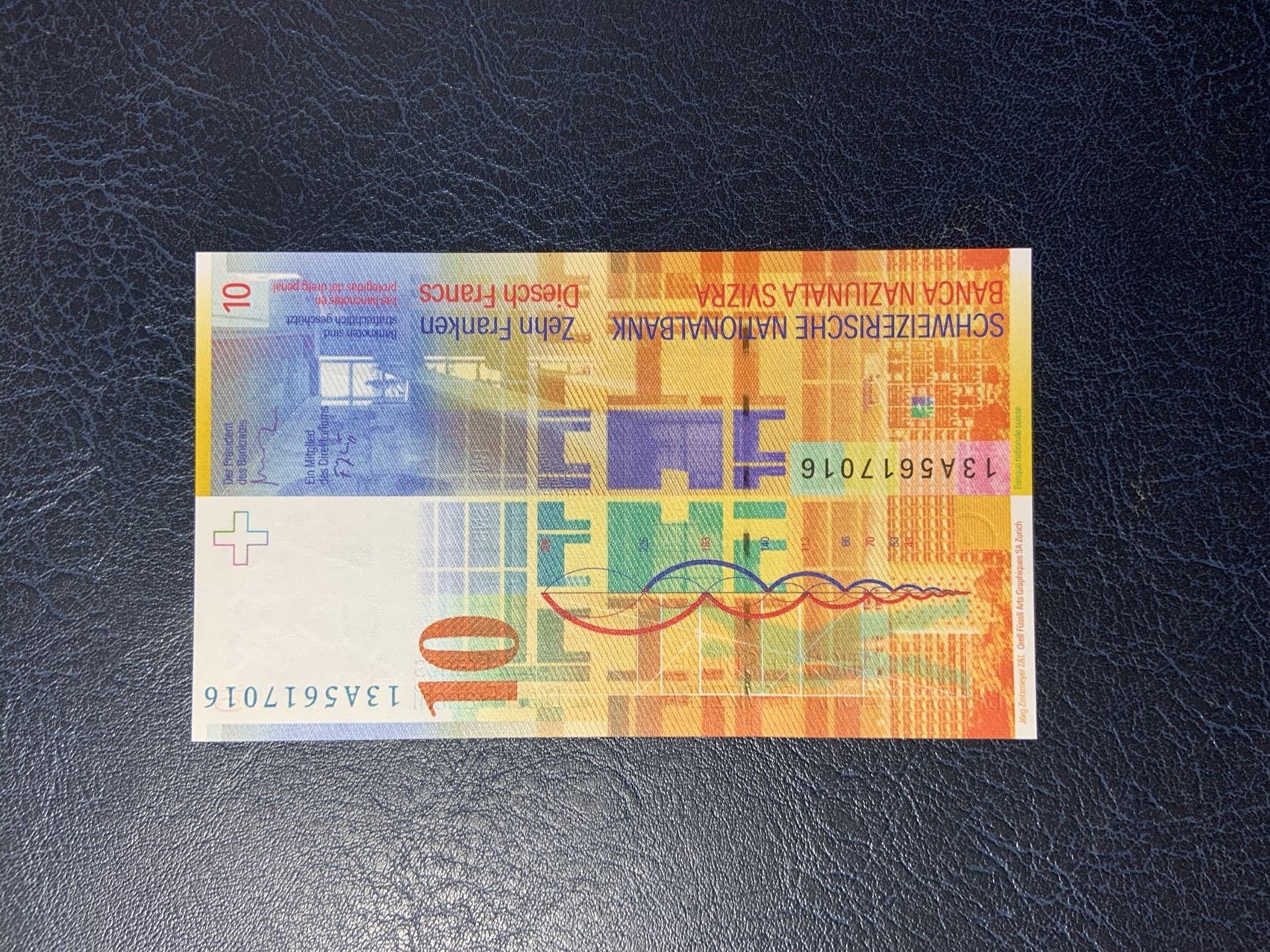 收藏联盟Quantum Auction 第277期拍卖  瑞士2013年10法郎 品相全新UNC 13年首发A冠号码无4  建筑“功能主义之父”勒.柯布西耶