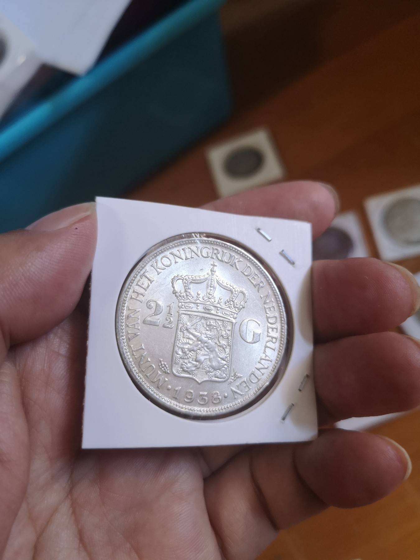 长老汇第25场老银币拍卖 1938荷兰威廉明娜2.5盾银币