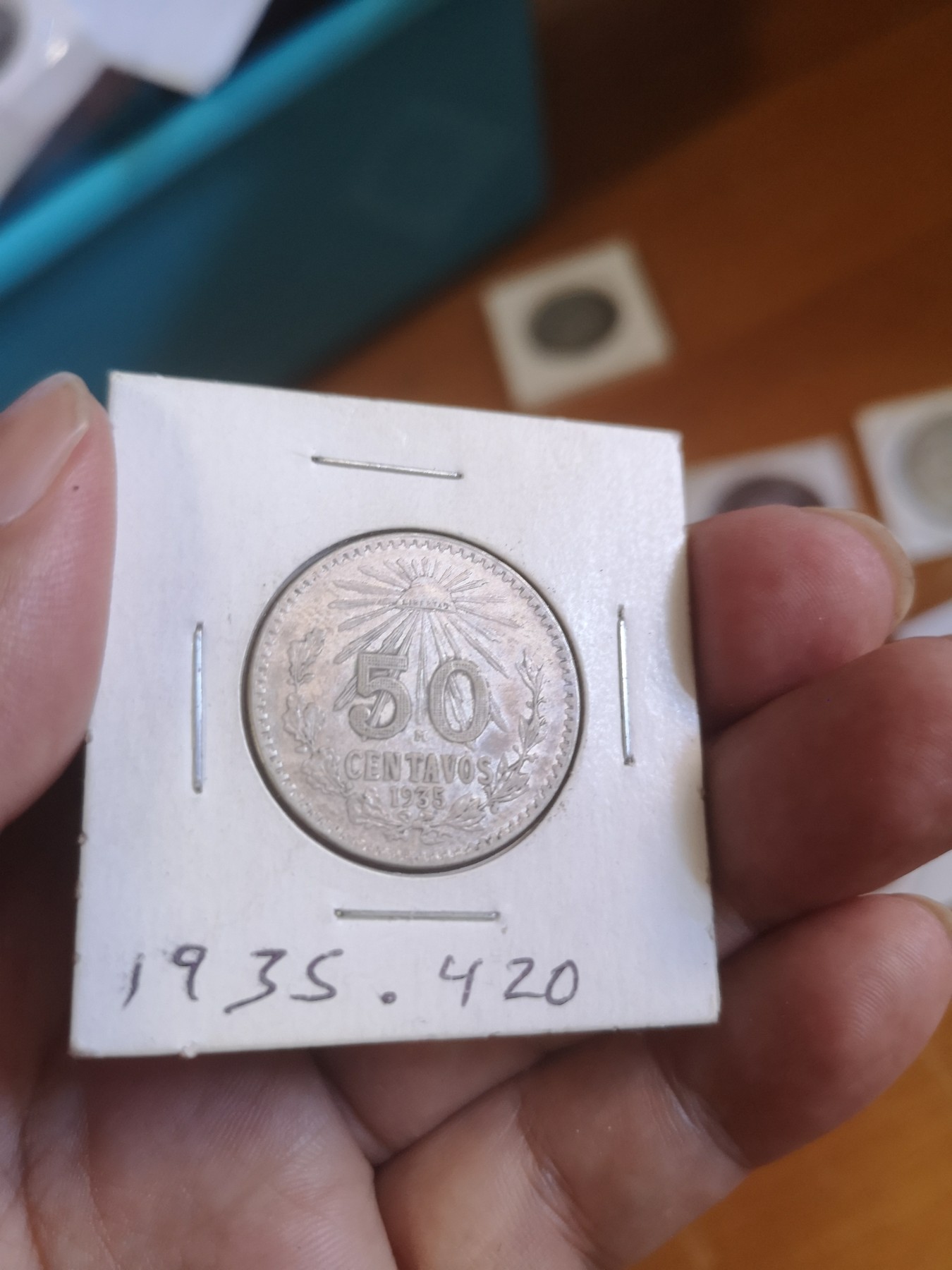 长老汇第25场老银币拍卖 1935墨西哥自由帽鹰洋50分银币