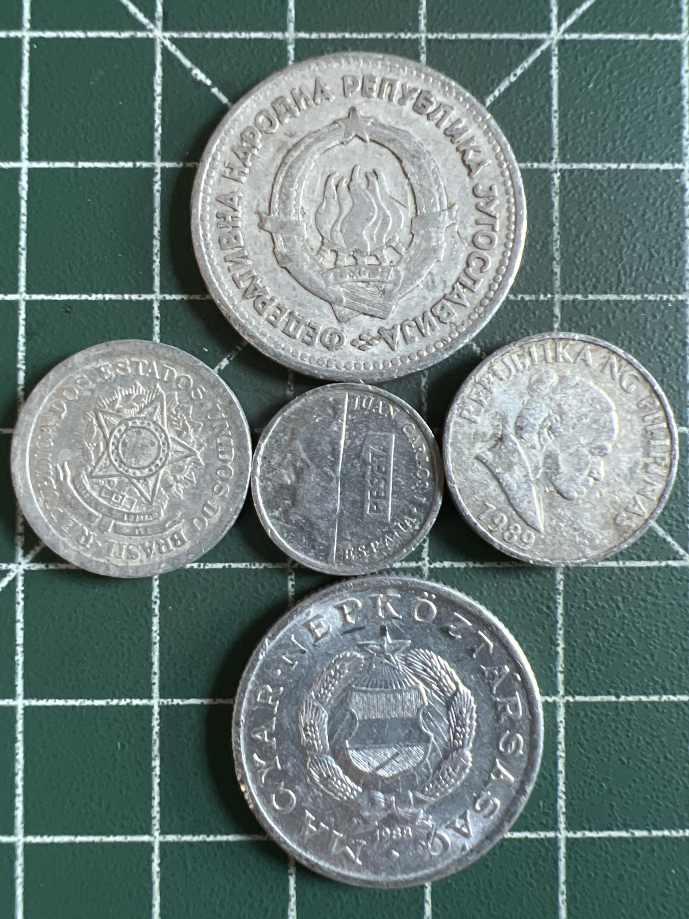 泡泡堂第370期  硬币专场 （无押金，捡漏，全场20包邮，偏远地区除外，接收代拍业务） 铝币五枚