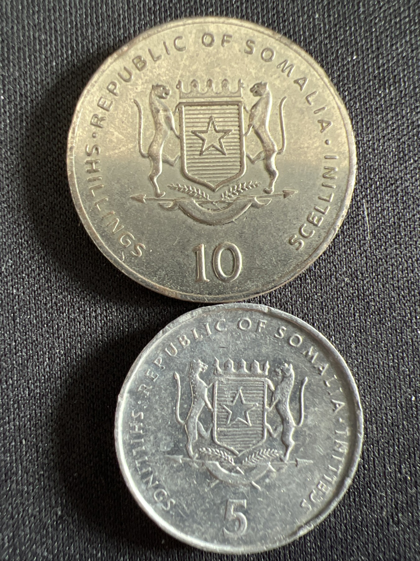 泡泡堂第368期  硬币专场 （无押金，捡漏，全场20包邮，偏远地区除外，接收代拍业务） 索马里两枚