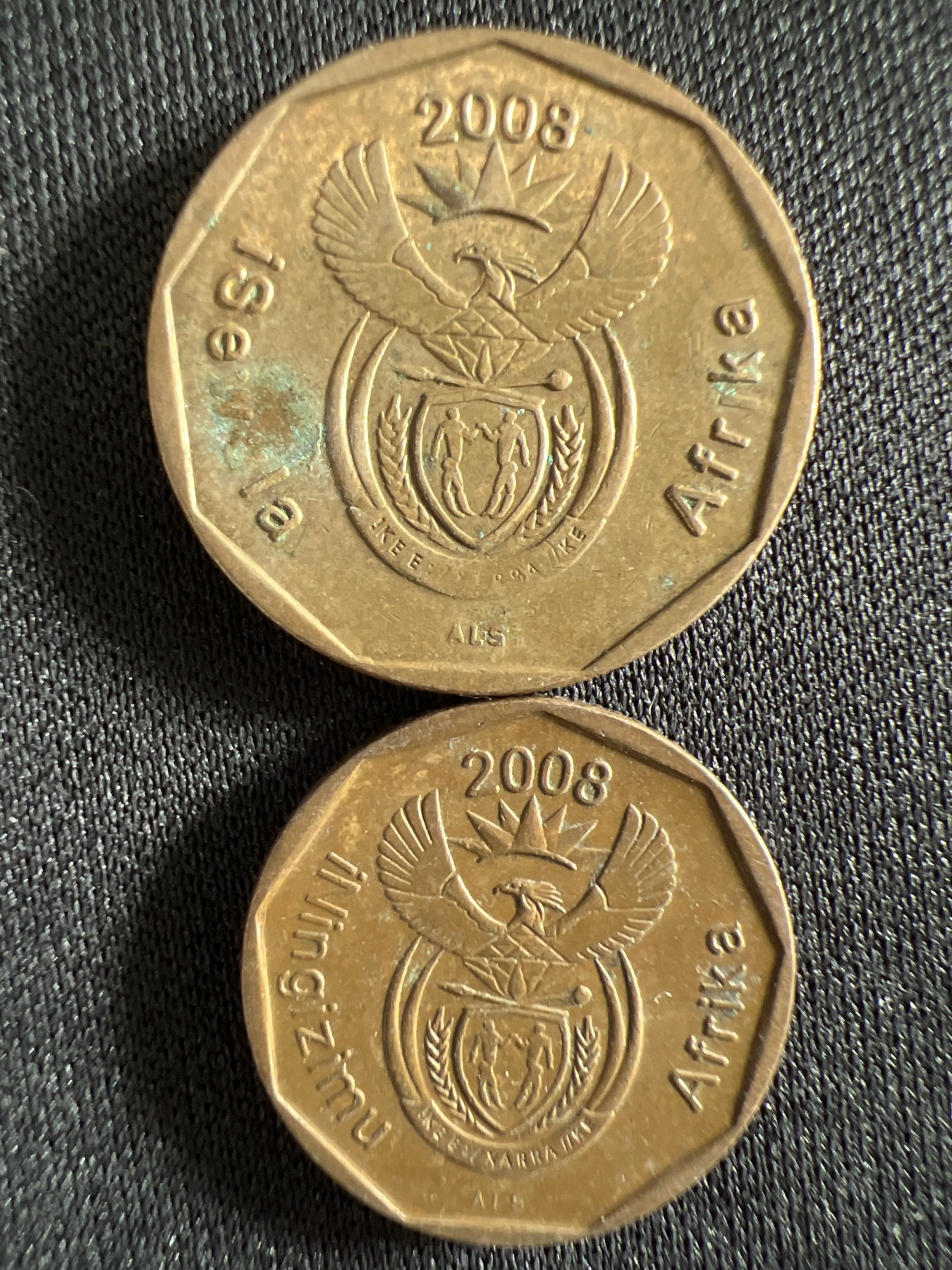 泡泡堂第368期  硬币专场 （无押金，捡漏，全场20包邮，偏远地区除外，接收代拍业务） 南非两枚
