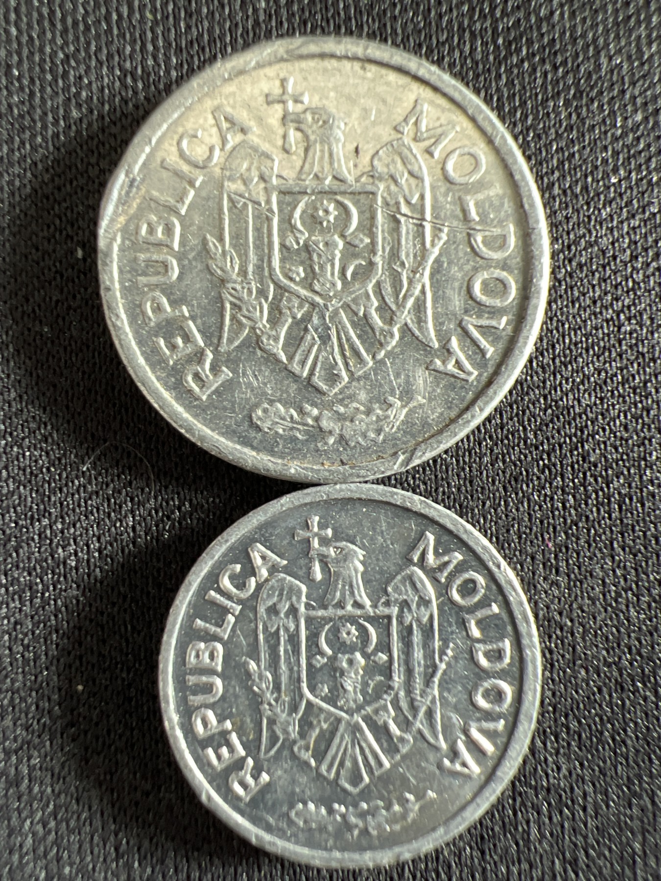 泡泡堂第368期  硬币专场 （无押金，捡漏，全场20包邮，偏远地区除外，接收代拍业务） 摩尔多瓦两枚