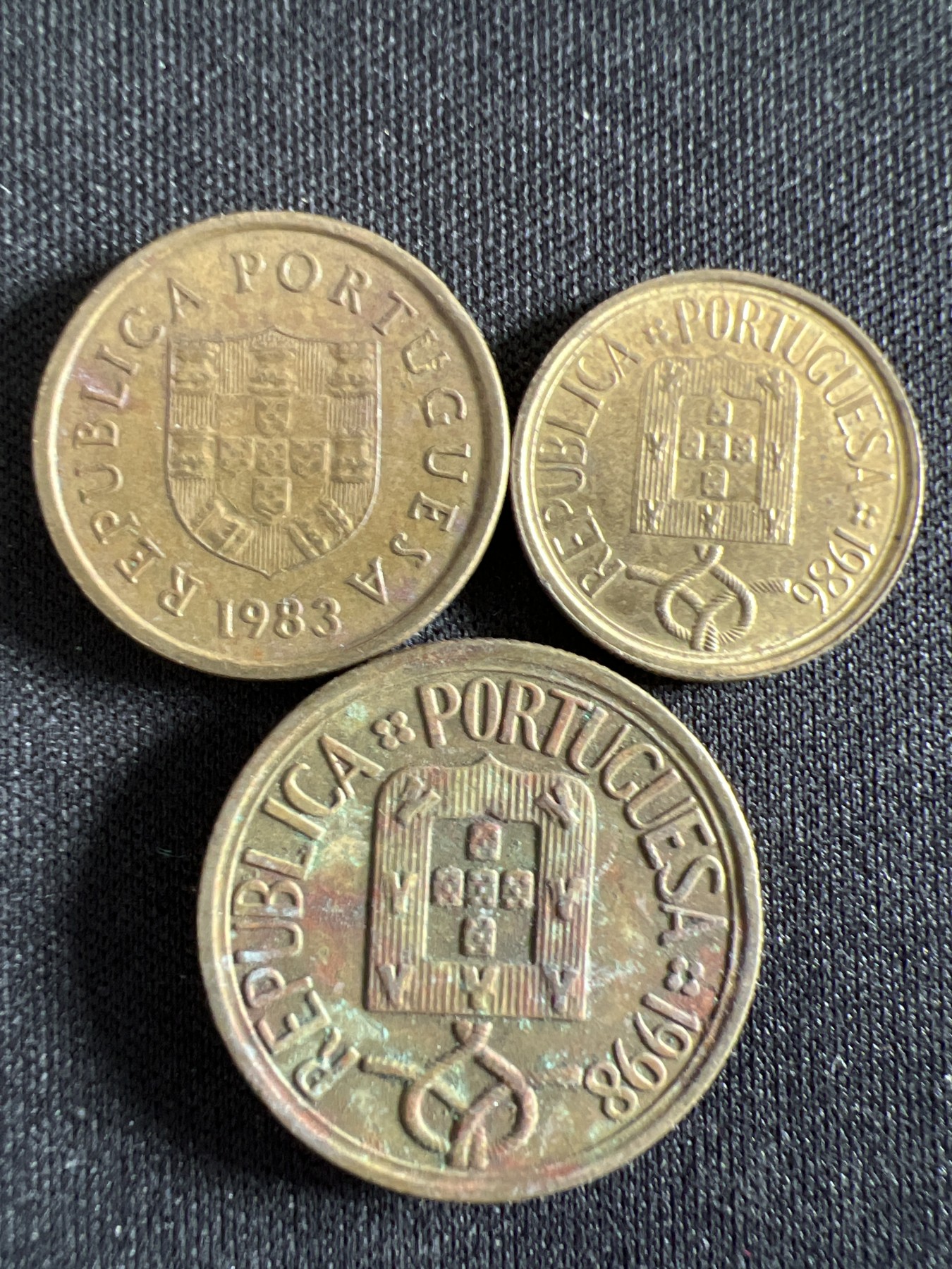 泡泡堂第368期  硬币专场 （无押金，捡漏，全场20包邮，偏远地区除外，接收代拍业务） 葡萄牙三枚