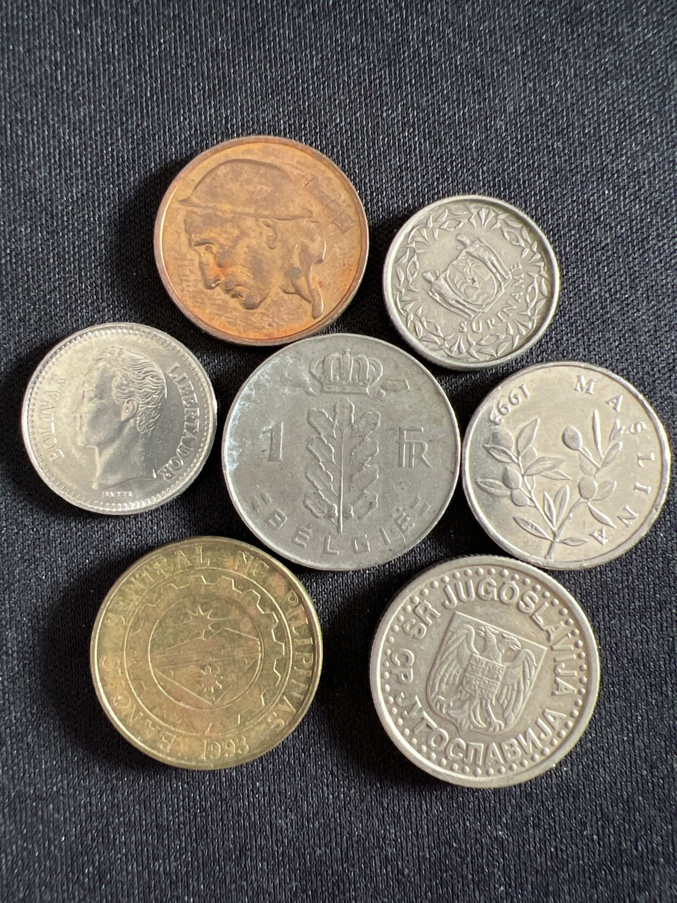 泡泡堂第368期  硬币专场 （无押金，捡漏，全场20包邮，偏远地区除外，接收代拍业务） 硬币七枚74