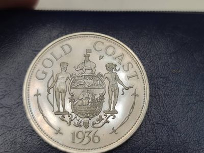 燕姐第52场拍卖 1936（1984）年爱八黄金海岸克朗币