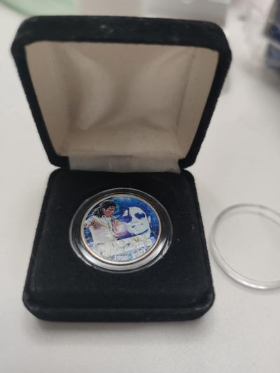 燕姐第52场拍卖 麦克杰克逊逝世纪念币（非官方）