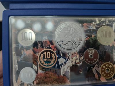 燕姐第52场拍卖 2010年日本比利时友好套币