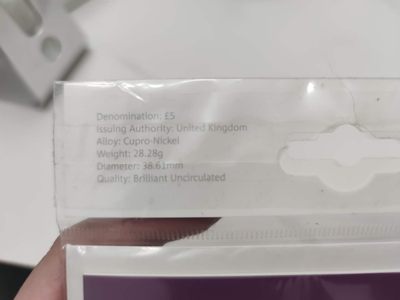 燕姐第52场拍卖 英国胡桃夹子5磅卡册装