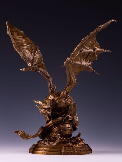 奥格作品：《永恒者诺兹多姆·Nozdormu the Eternal》铜雕 - 奥格作品：《永恒者诺兹多姆·Nozdormu the Eternal》铜雕