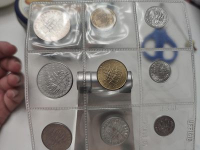 燕姐第52场拍卖 圣马力诺套币（1000里拉为银币）