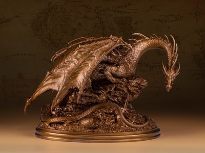 奥格作品：《无尽财富的史矛革 ·Unassessably Wealthy》铜雕 - 奥格作品：《无尽财富的史矛革 ·Unassessably Wealthy》铜雕