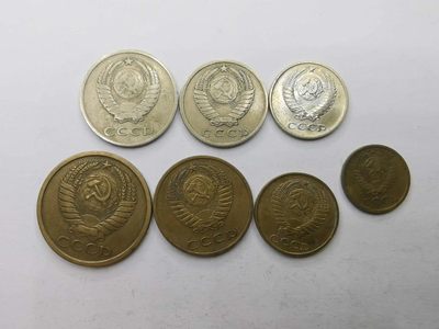 前苏联早期硬币7枚套1-20戈比铜币 - 前苏联早期硬币7枚套1-20戈比铜币