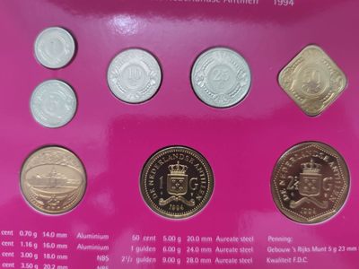燕姐第52场拍卖 1994年荷属安德烈斯套币