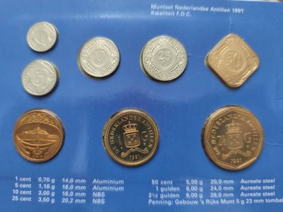 燕姐第52场拍卖 1991年荷属安德烈斯套币