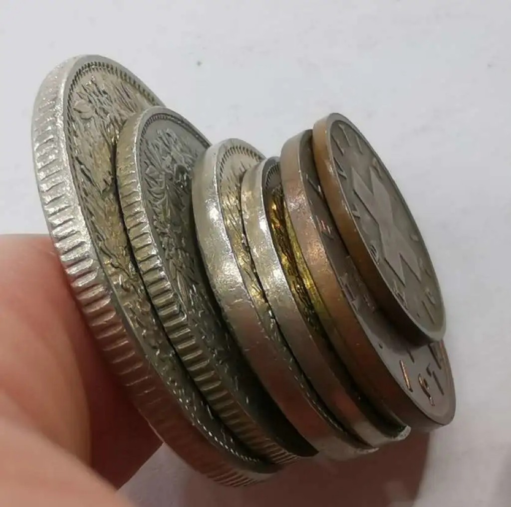 瑞士早期硬币8枚套流通好品