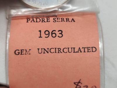 燕姐第52场拍卖 1963年美国发现加利福尼亚20克银章