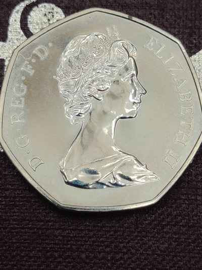 燕姐第52场拍卖 1973年英国加入欧盟50便士原盒