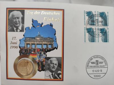 燕姐第52场拍卖 1990年德国统一邮币封
