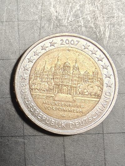 散币 - 德国2欧-梅克伦堡州/施韦林城堡