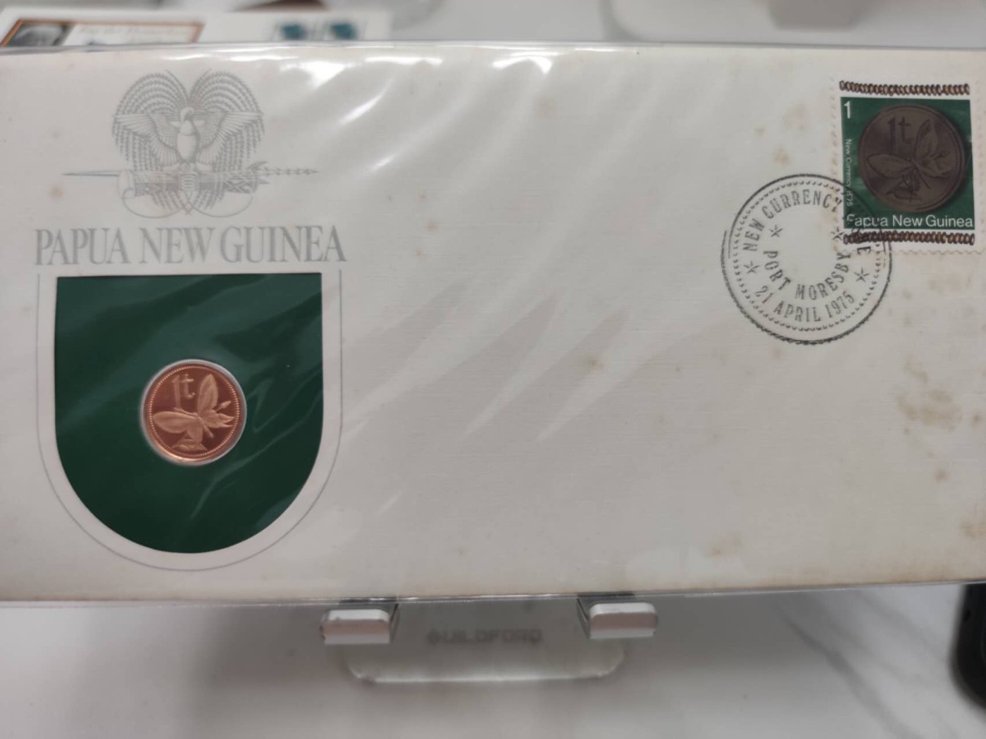 燕姐第52场拍卖 1975年巴布亚新几内亚1托伊邮币封
