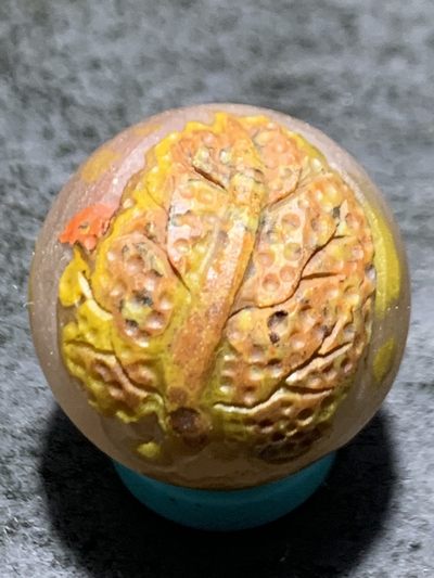 精美亚光冰飘糖心料战国红玛瑙手工俏色巧雕落叶珠一个，寓意，一叶知秋， - 精美亚光冰飘糖心料战国红玛瑙手工俏色巧雕落叶珠一个，寓意，一叶知秋，