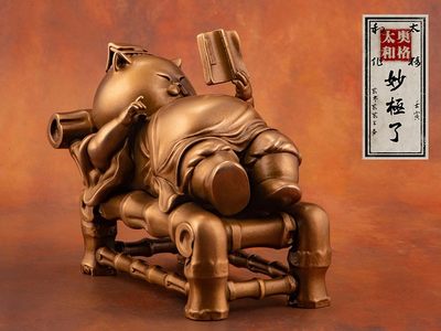 奥格作品： 汤贝勒系列之《崂山道士》精品青铜雕像 - 奥格作品： 汤贝勒系列之《崂山道士》精品青铜雕像