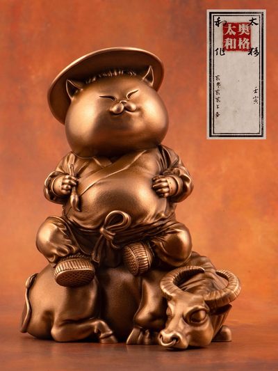 奥格作品：汤贝勒系列之《神笔马良》精品铜雕 - 奥格作品：汤贝勒系列之《神笔马良》精品铜雕