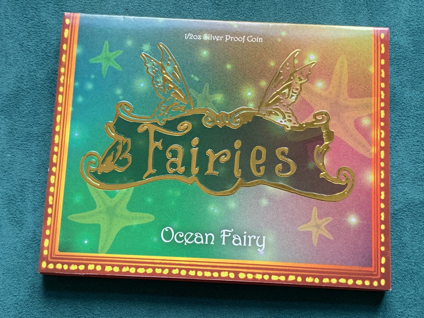 《竞宝斋》第186场-周日，周一 2场 (全场包邮) 图瓦卢2016年美人鱼50分彩色精制银币