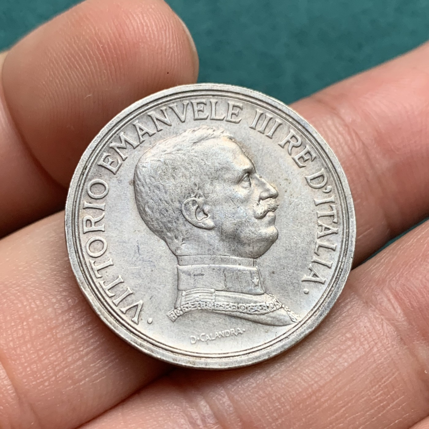 《竞宝斋》第186场-周日，周一 2场 (全场包邮) 意大利 1914年 马车 2里拉银币 状态细节都不错