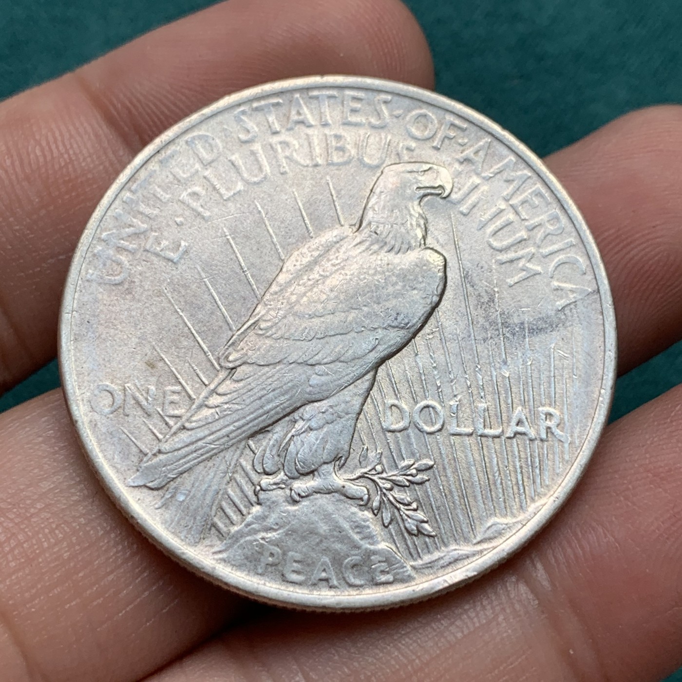 《竞宝斋》第186场-周日，周一 2场 (全场包邮) 美国1922年和平 大银币 经典品种状态不错