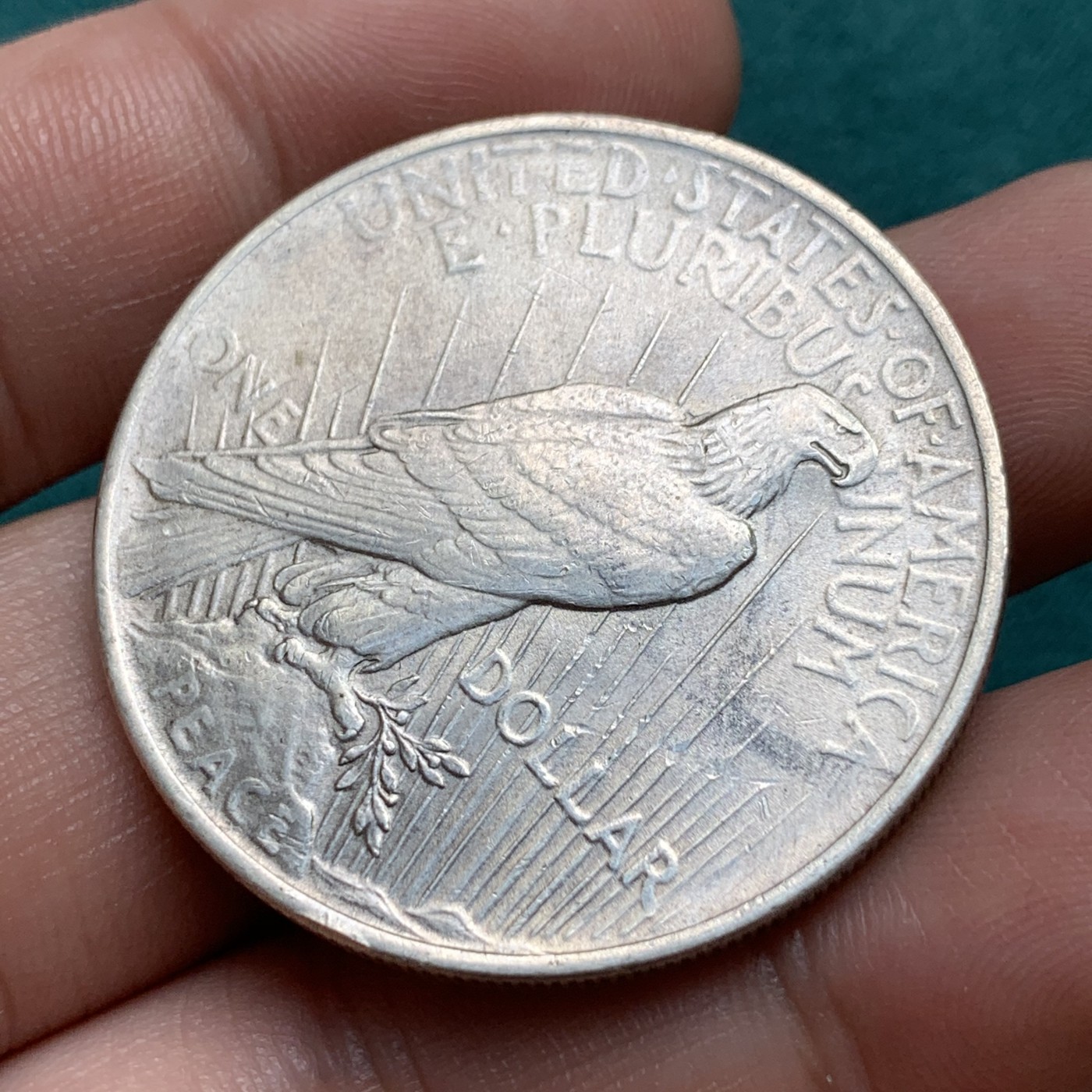 《竞宝斋》第186场-周日，周一 2场 (全场包邮) 美国1922年和平 大银币 经典品种状态不错