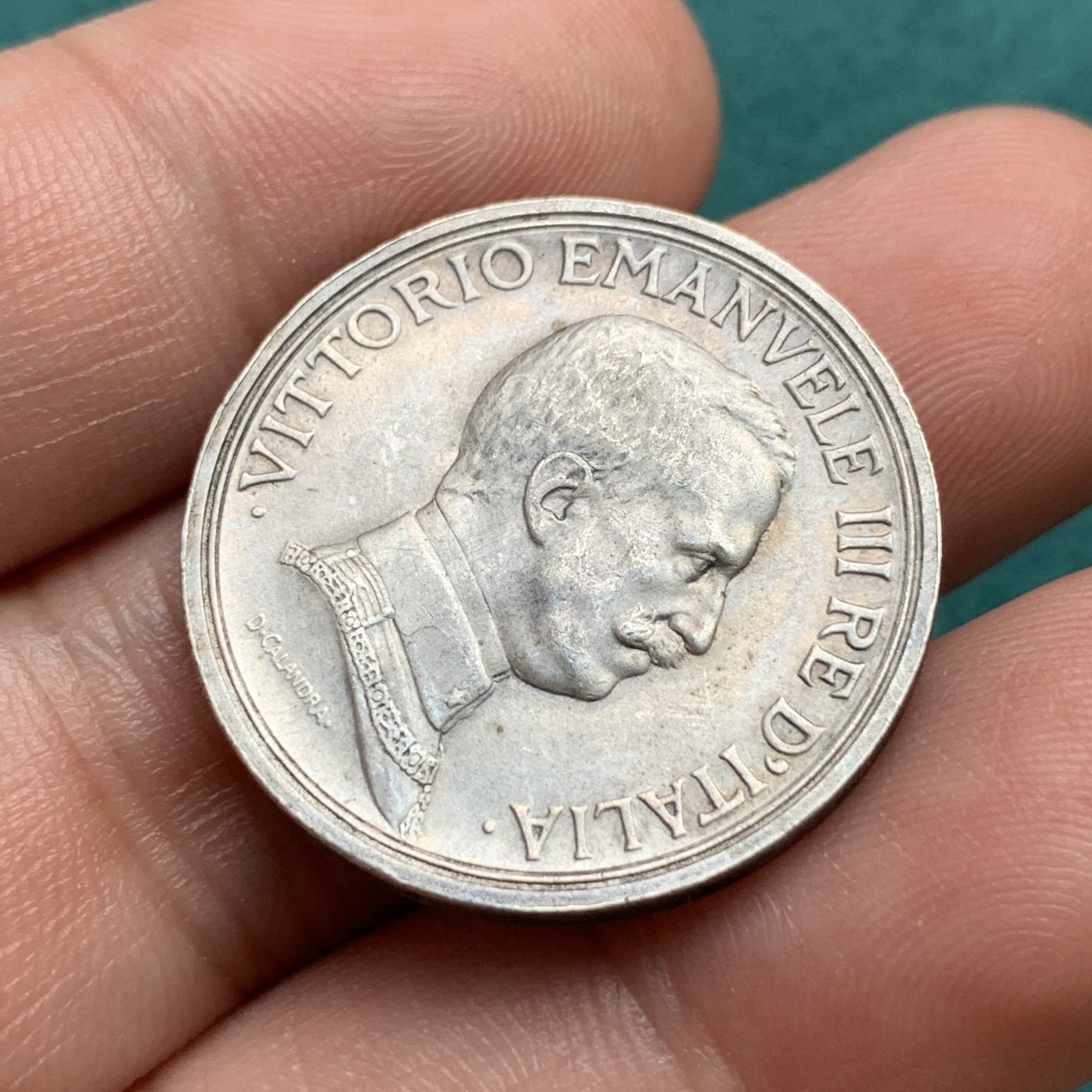 《竞宝斋》第186场-周日，周一 2场 (全场包邮) 意大利 1914年 马车 2里拉银币 状态细节都不错