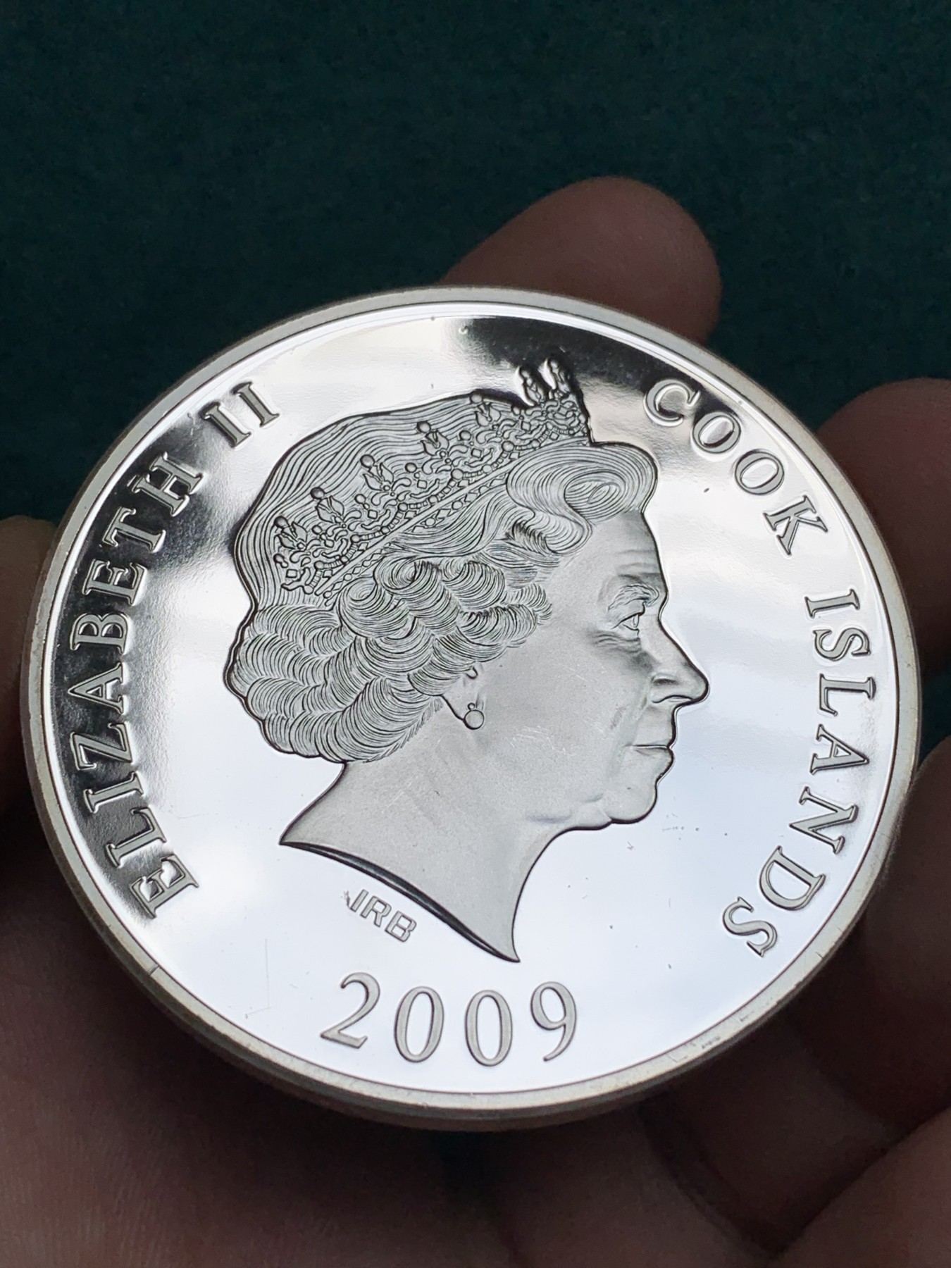 《竞宝斋》第186场-周日，周一 2场 (全场包邮) 库克2009年世界奇观德国勃兰登堡门柏林墙精制立体镀金纪念银币 999银 100.3克 实物见图