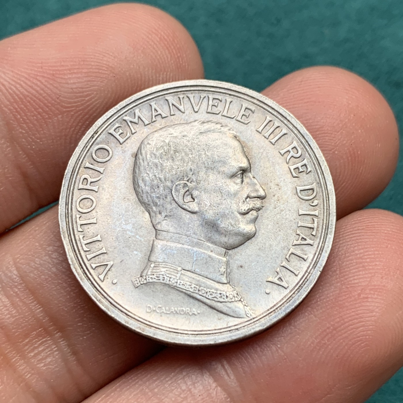 《竞宝斋》第186场-周日，周一 2场 (全场包邮) 意大利 1914年 马车 2里拉银币 状态细节都不错