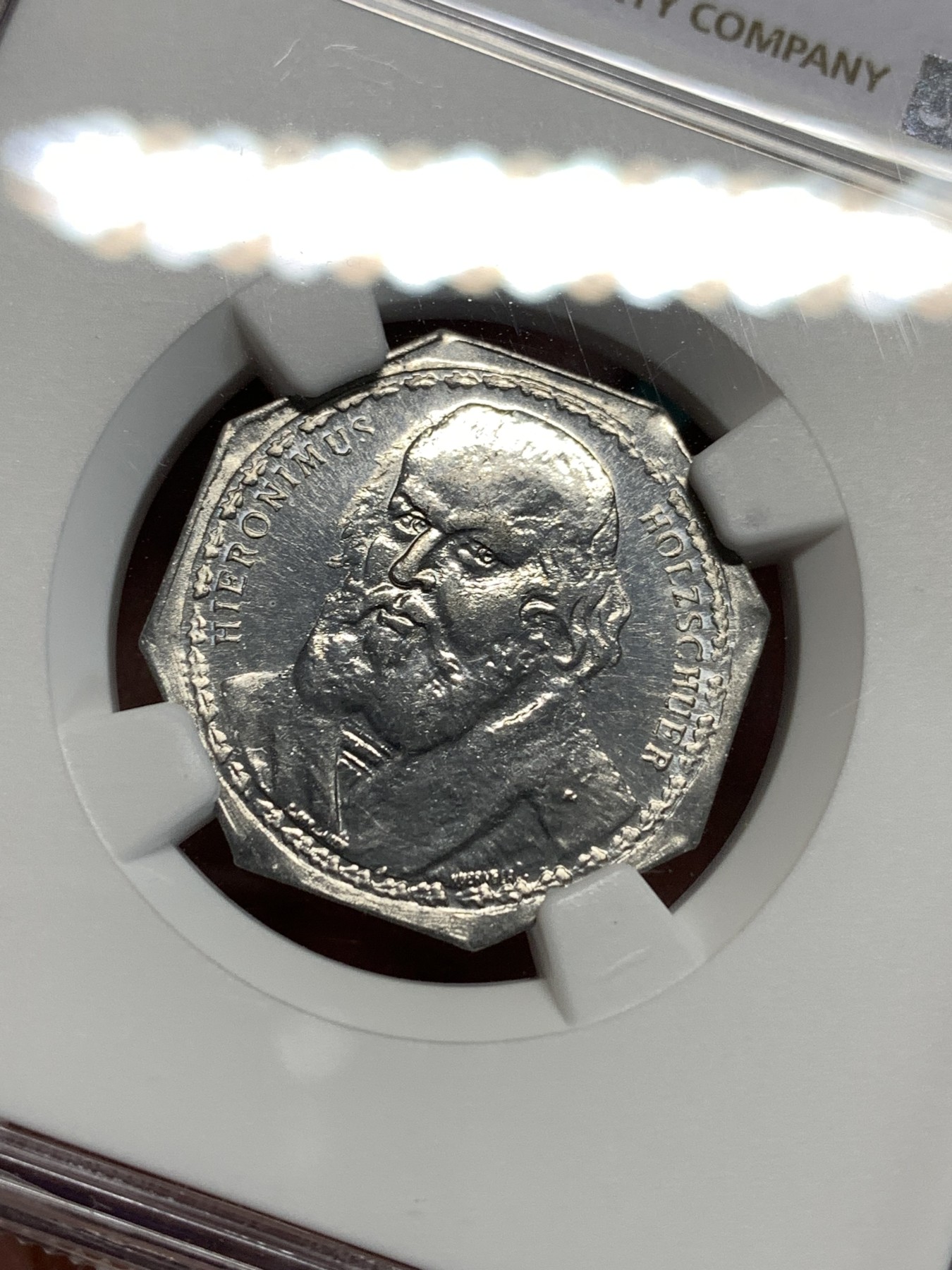 《竞宝斋》第186场-周日，周一 2场 (全场包邮) NGC MS63 德国1920纽伦堡20P紧急状态币 高分 人像好