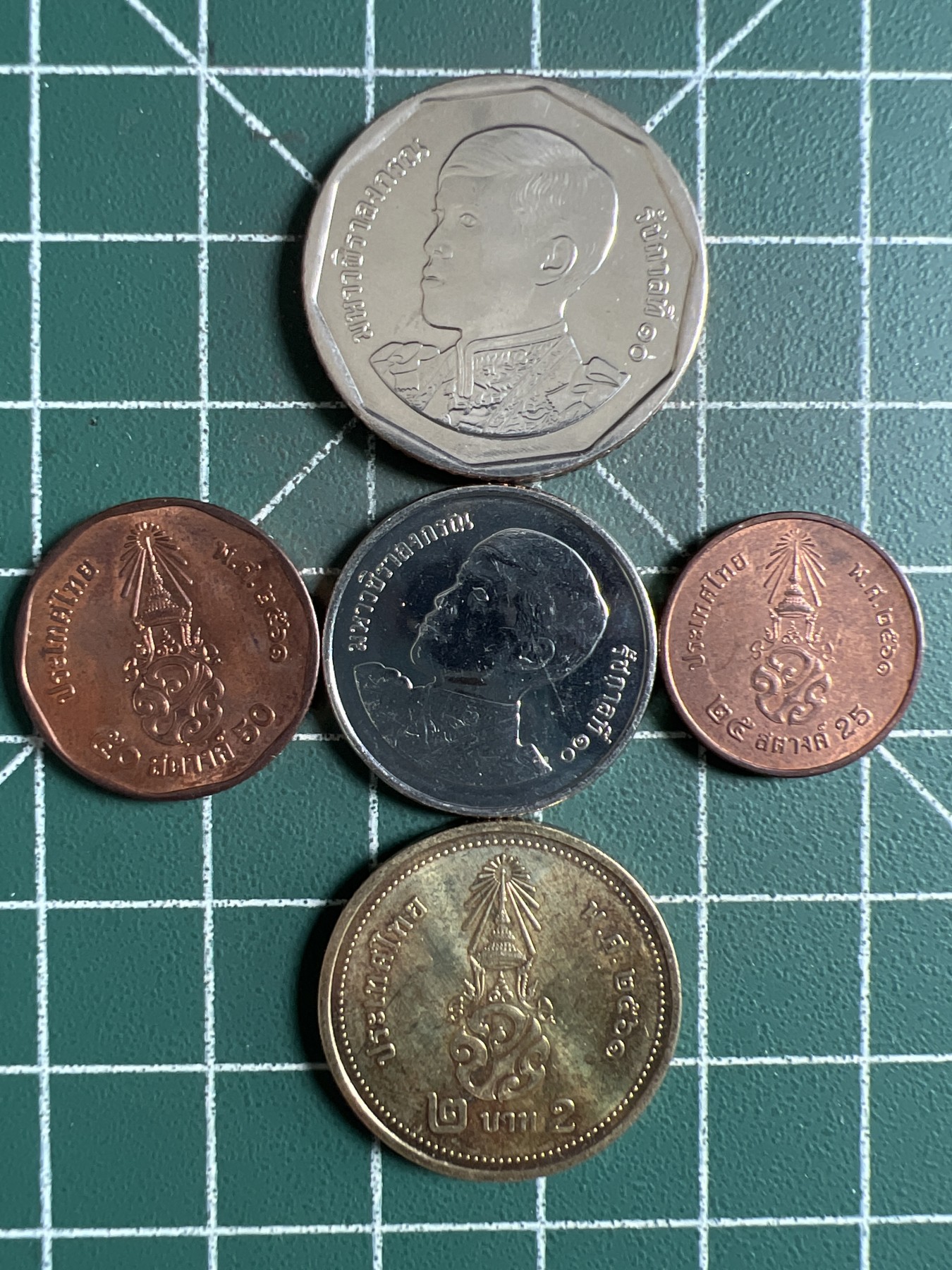 泡泡堂第371期  硬币专场 （无押金，捡漏，全场20包邮，偏远地区除外，接收代拍业务） 泰国一套五枚