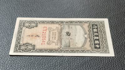 每日随心十拍007 <祼币场> 中国农民银行贰角，叶签版  流通好品 稀缺品种 CY210541