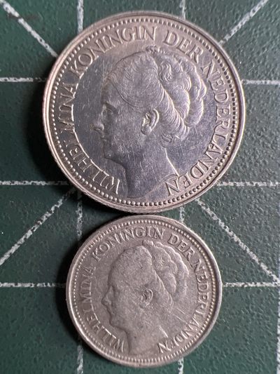 泡泡堂第371期  硬币专场 （无押金，捡漏，全场20包邮，偏远地区除外，接收代拍业务） - 荷兰银币两枚