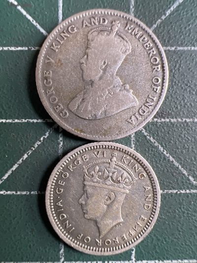 泡泡堂第371期  硬币专场 （无押金，捡漏，全场20包邮，偏远地区除外，接收代拍业务） - 英属海峡银币两枚