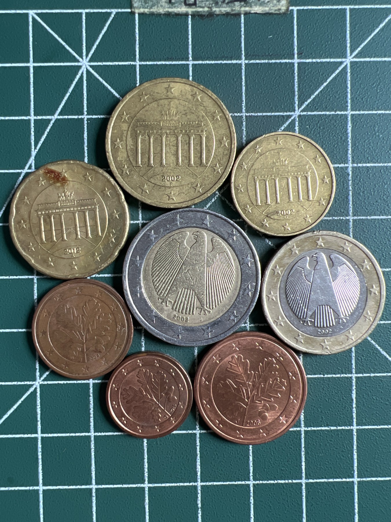 泡泡堂第371期  硬币专场 （无押金，捡漏，全场20包邮，偏远地区除外，接收代拍业务） 德国一套八枚