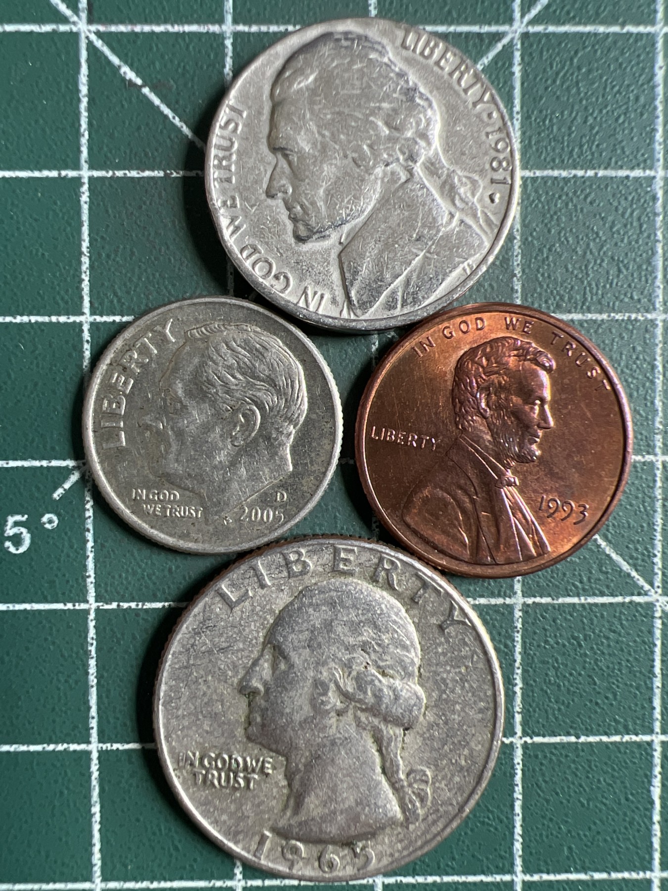 泡泡堂第371期  硬币专场 （无押金，捡漏，全场20包邮，偏远地区除外，接收代拍业务） 美国四枚