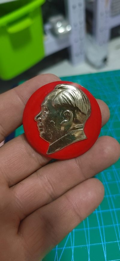 毛主席像章拍场，包老包真 - 🔥🔥海军北海舰队🔥🔥毛主席像章，43.6毫米