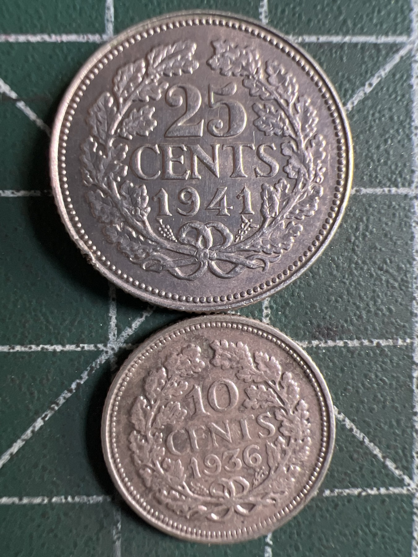 泡泡堂第371期  硬币专场 （无押金，捡漏，全场20包邮，偏远地区除外，接收代拍业务） 荷兰银币两枚