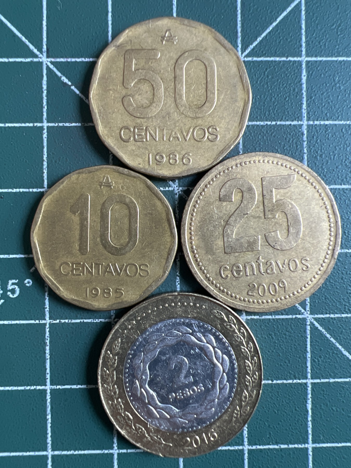 泡泡堂第371期  硬币专场 （无押金，捡漏，全场20包邮，偏远地区除外，接收代拍业务） 阿根廷一套四枚