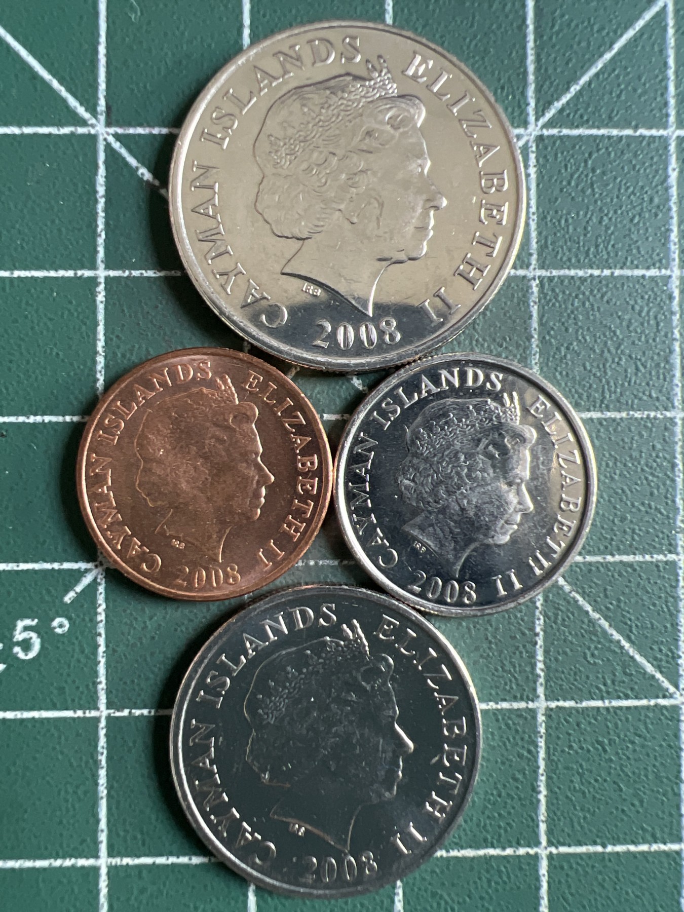 泡泡堂第371期  硬币专场 （无押金，捡漏，全场20包邮，偏远地区除外，接收代拍业务） 英属开曼群岛四枚