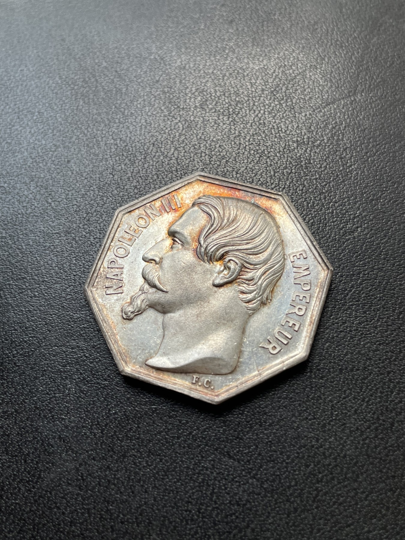 「木头集藏」章牌专场-第28期 法国奥尔良储蓄银行银章 直径：32 mm，13.5 g