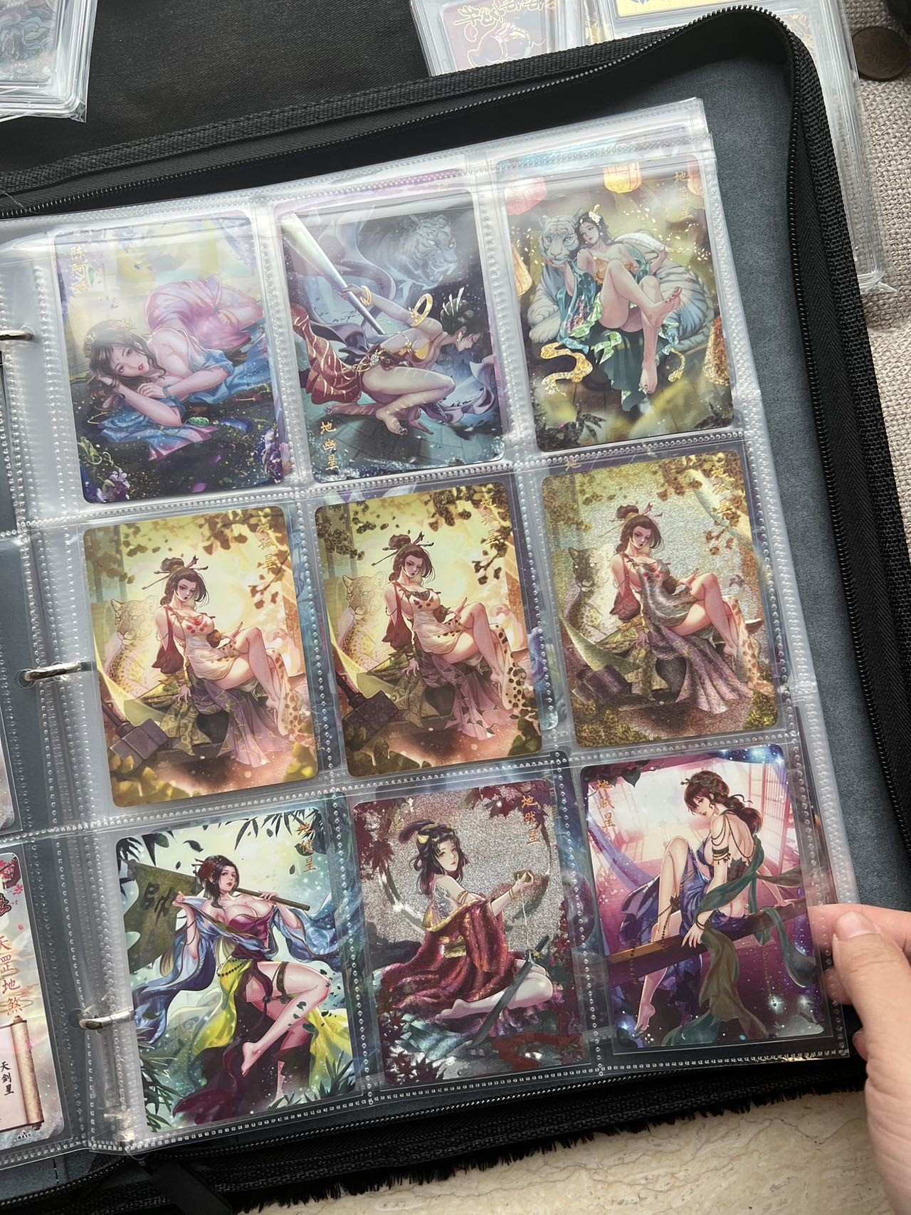 【随心卡拍】【直播】收藏卡拍卖第二期【CCG专场】 【带卡册】美女卡 45张 各种工艺 燎原文化为主