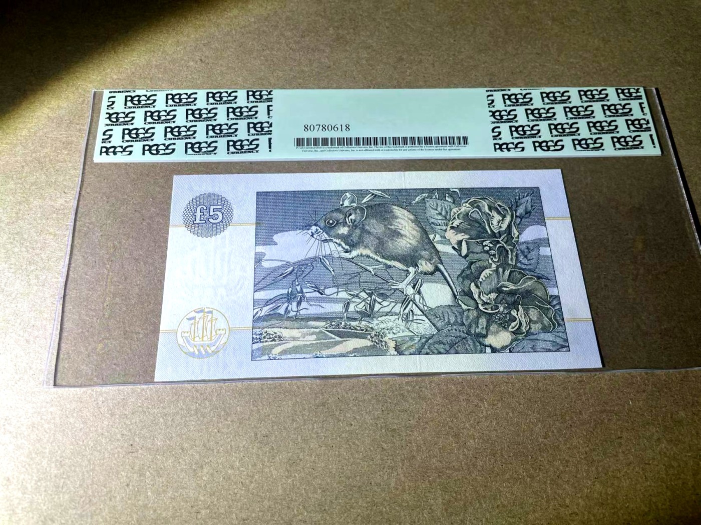 【Blue Auction】✨世界纸币精拍第354期——布克哈特【精】 【世界名家Rickey旧藏】苏格兰 2002年5镑 PCGS66EPQ 绿标 